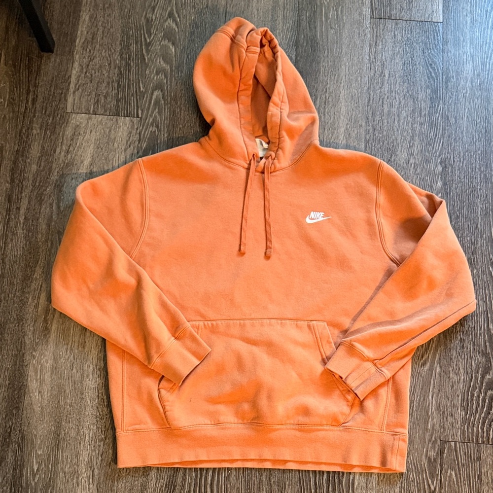 Nike Men's Vibrant Orange Nike Hoodie size large